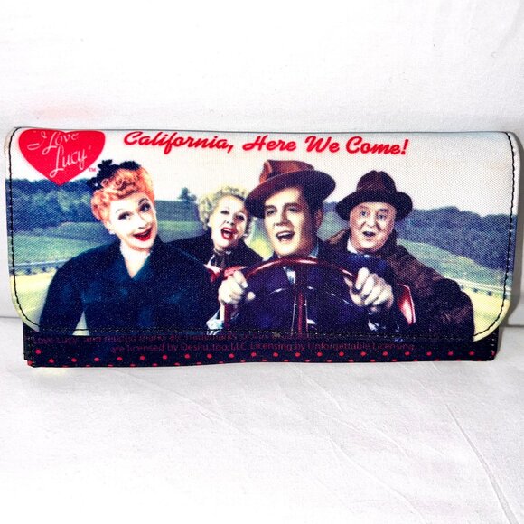 I Love Lucy Wallet, "California, Here We Come!" Episode 110 Trifold, Rare, EUC! - Picture 2 of 14